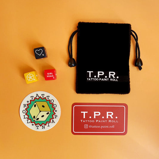 Classic Tattoo Paint Roll - 3 Dice Set