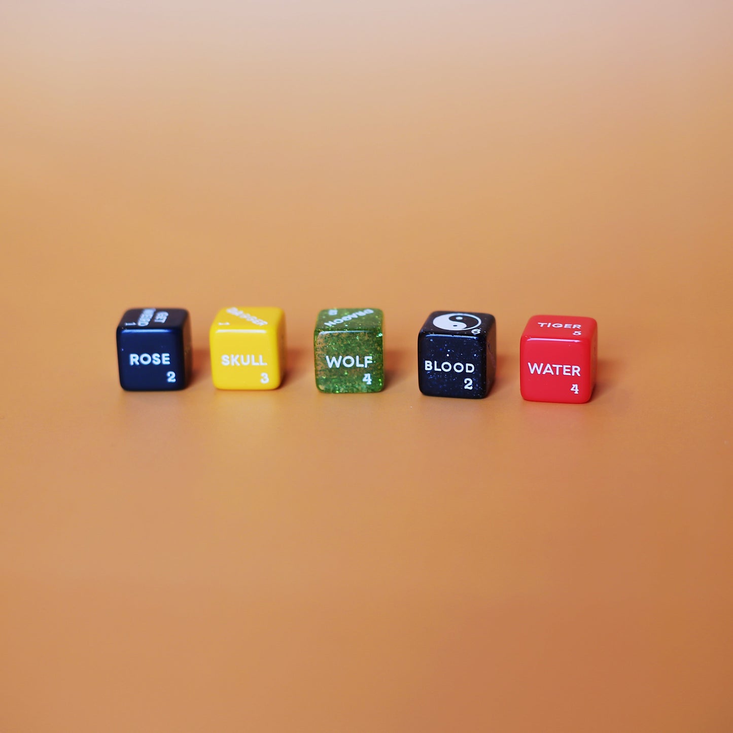 Classic Tattoo Paint Roll - 5 Dice Set