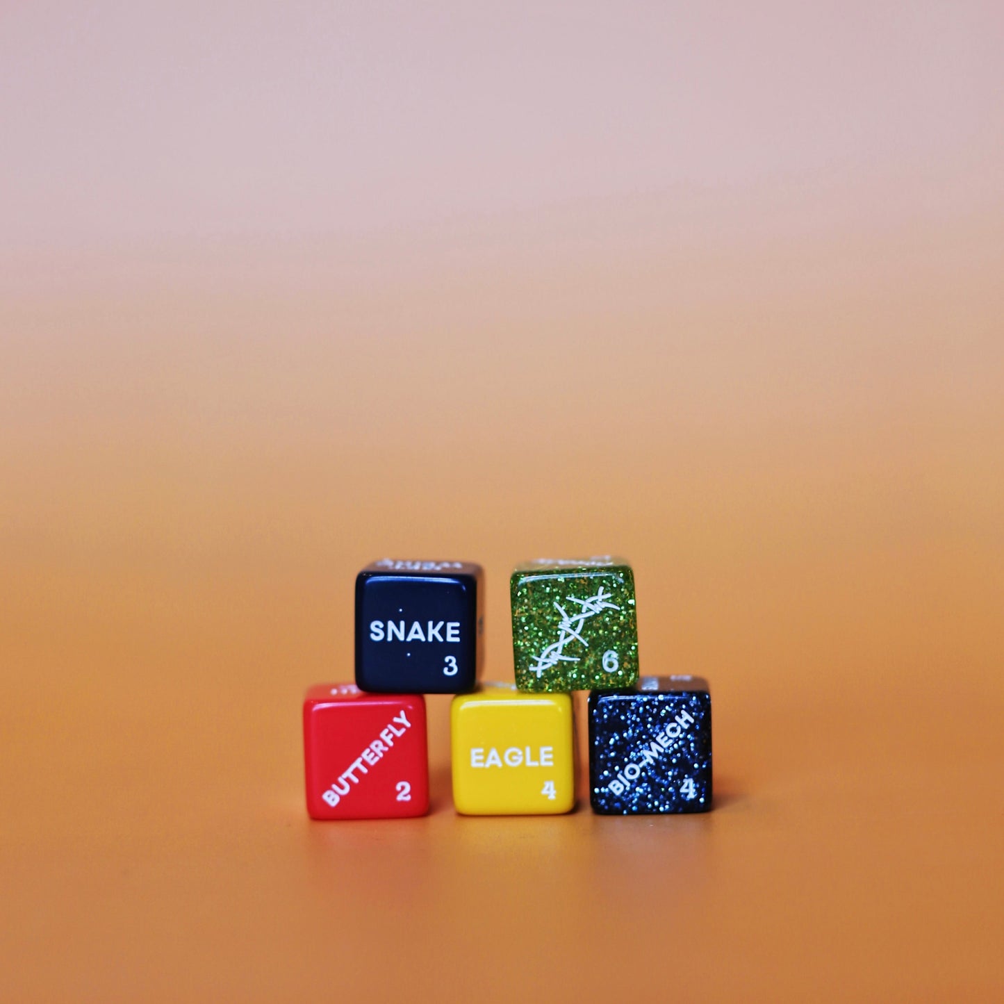Classic Tattoo Paint Roll - 5 Dice Set