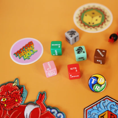 TPR Japanese 6 Dice Set